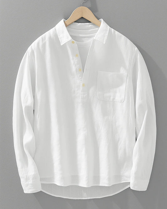 Linen Popover Shirt